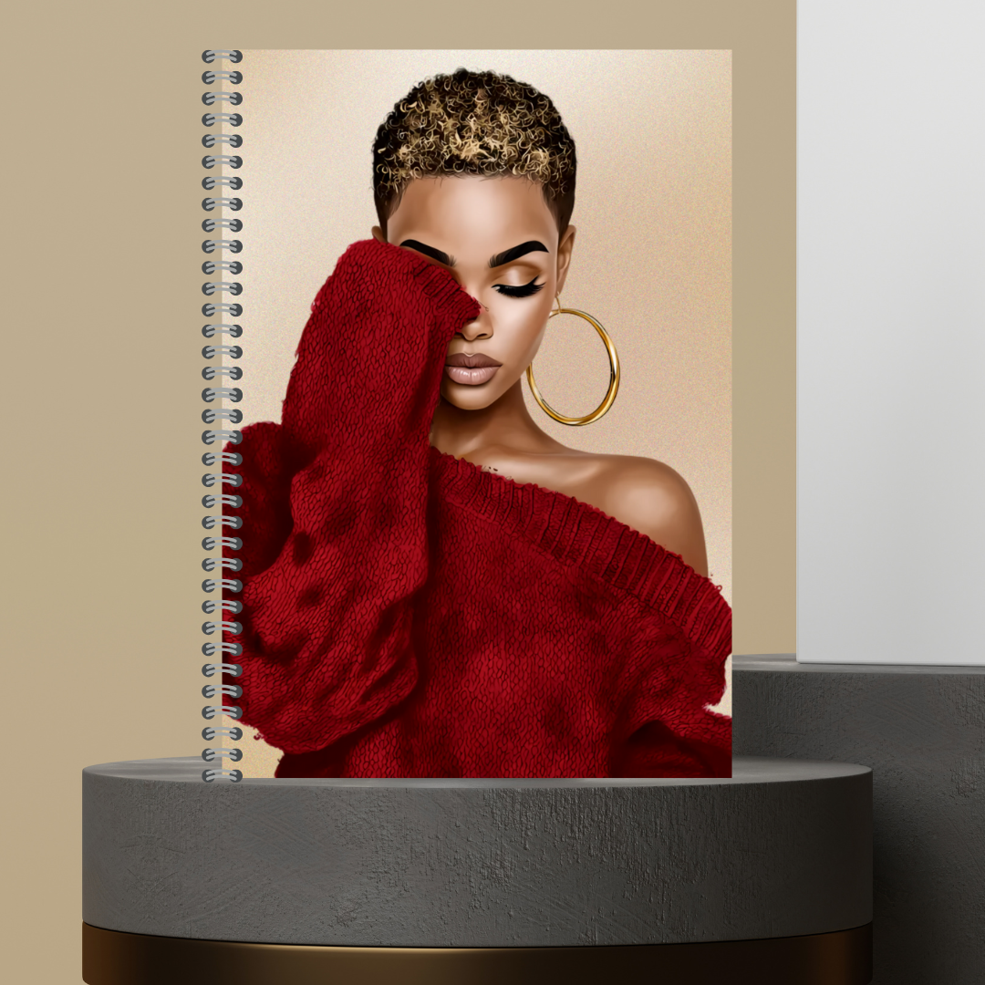 Short Bold and Classy Journal Covers for Women with Short Hair Hard Cover Journals