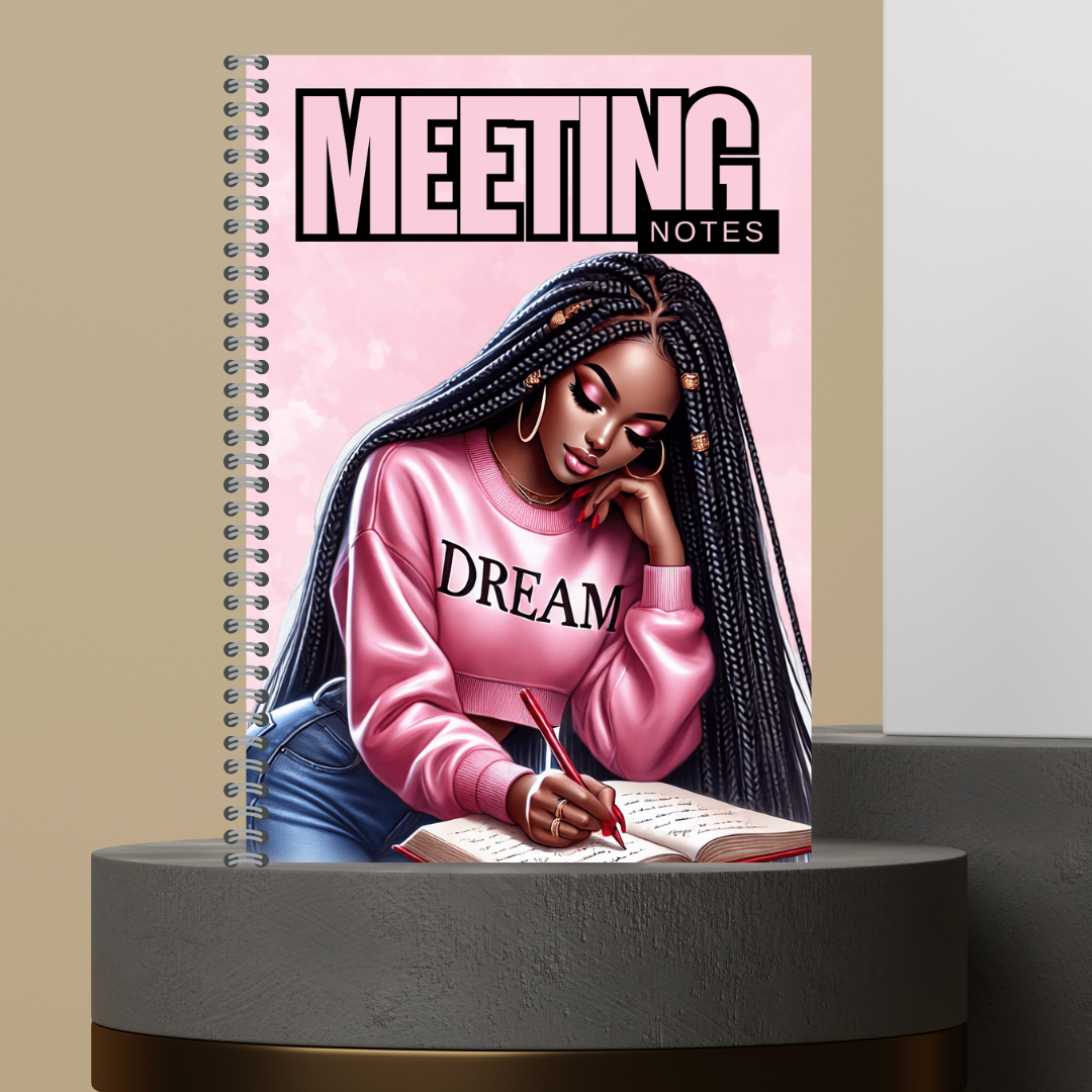 Made to Order Meeting Notes & To-Do/Tasks Journal - Customizable Writing Experience for Effective Planning and Organizing