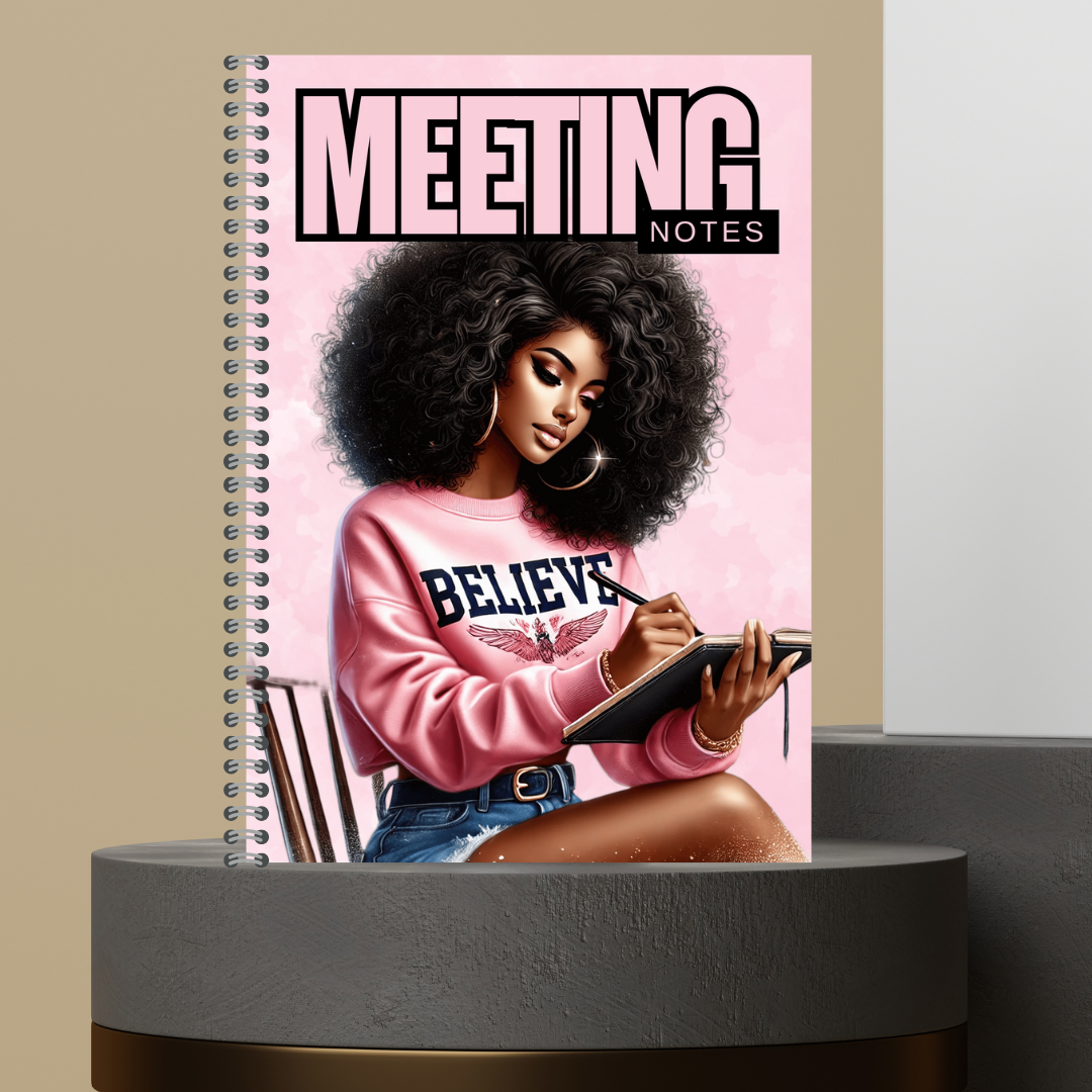 Made to Order Meeting Notes & To-Do/Tasks Journal - Customizable Writing Experience for Effective Planning and Organizing