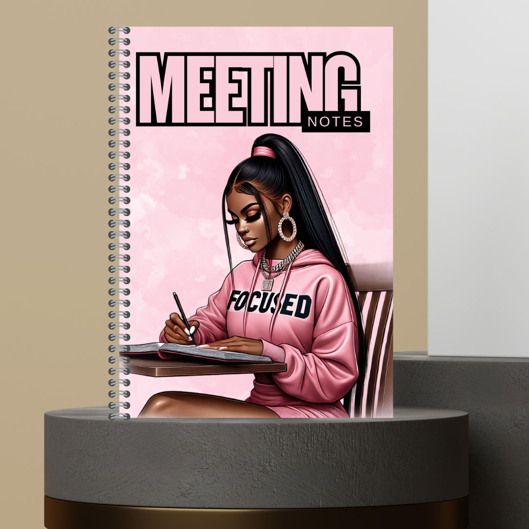Made to Order Meeting Notes & To-Do/Tasks Journal - Customizable Writing Experience for Effective Planning and Organizing