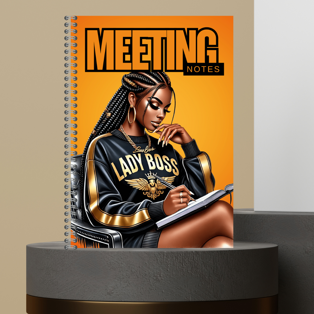 Made to Order Meeting Notes & To-Do/Tasks Journal - Customizable Writing Experience for Effective Planning and Organizing