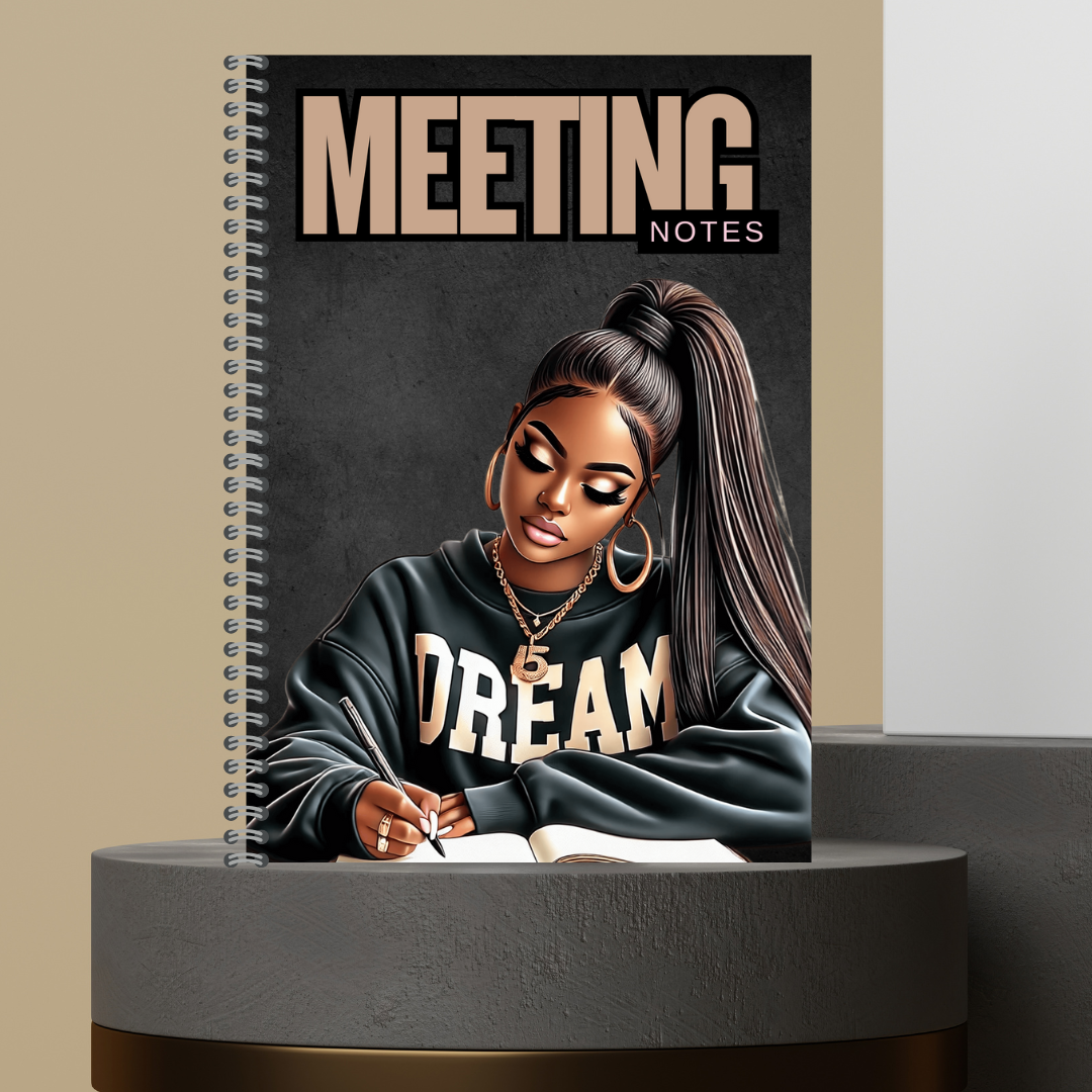 Made to Order Meeting Notes & To-Do/Tasks Journal - Customizable Writing Experience for Effective Planning and Organizing