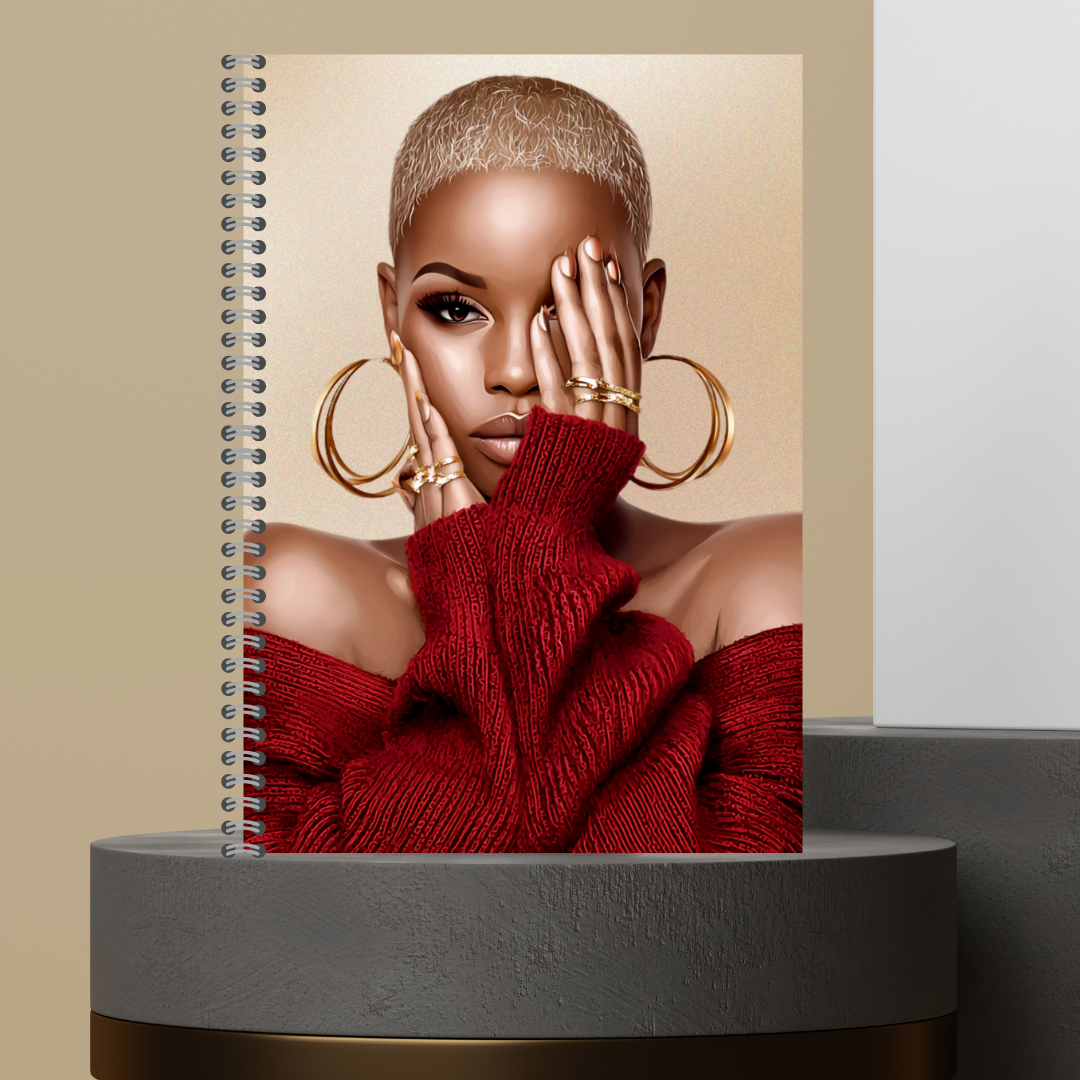 Short Bold and Classy Journal Covers for Women with Short Hair Hard Cover Journals