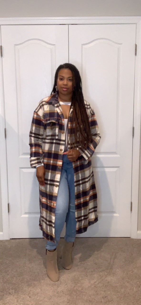 It's A Plaid Thing (Blue/Orange)