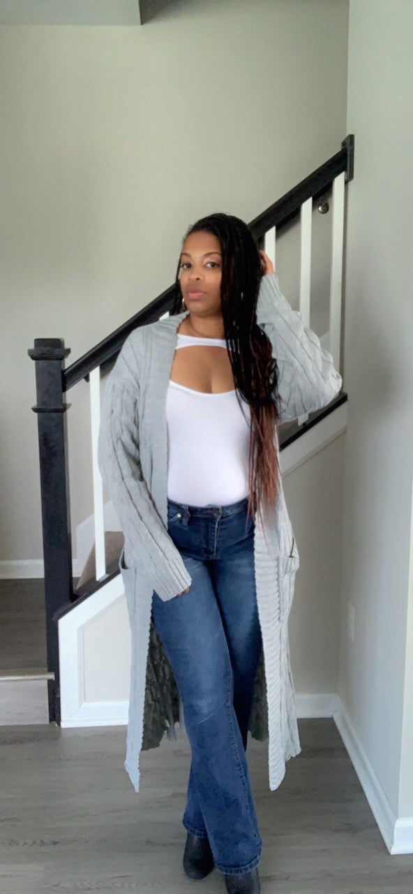Mocha's Everyday Cardigan (Grey)