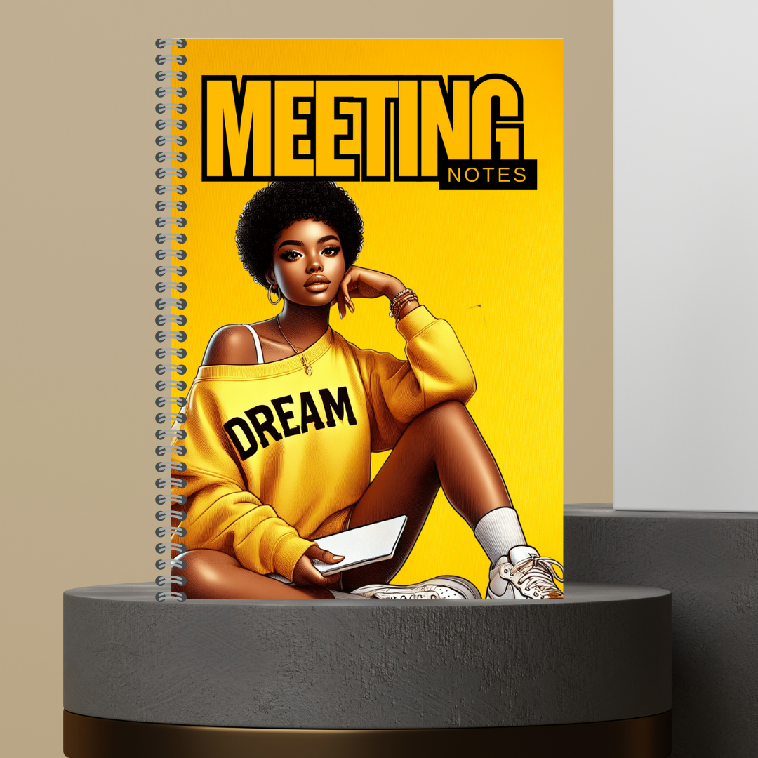 Made to Order Meeting Notes & To-Do/Tasks Journal - Customizable Writing Experience for Effective Planning and Organizing