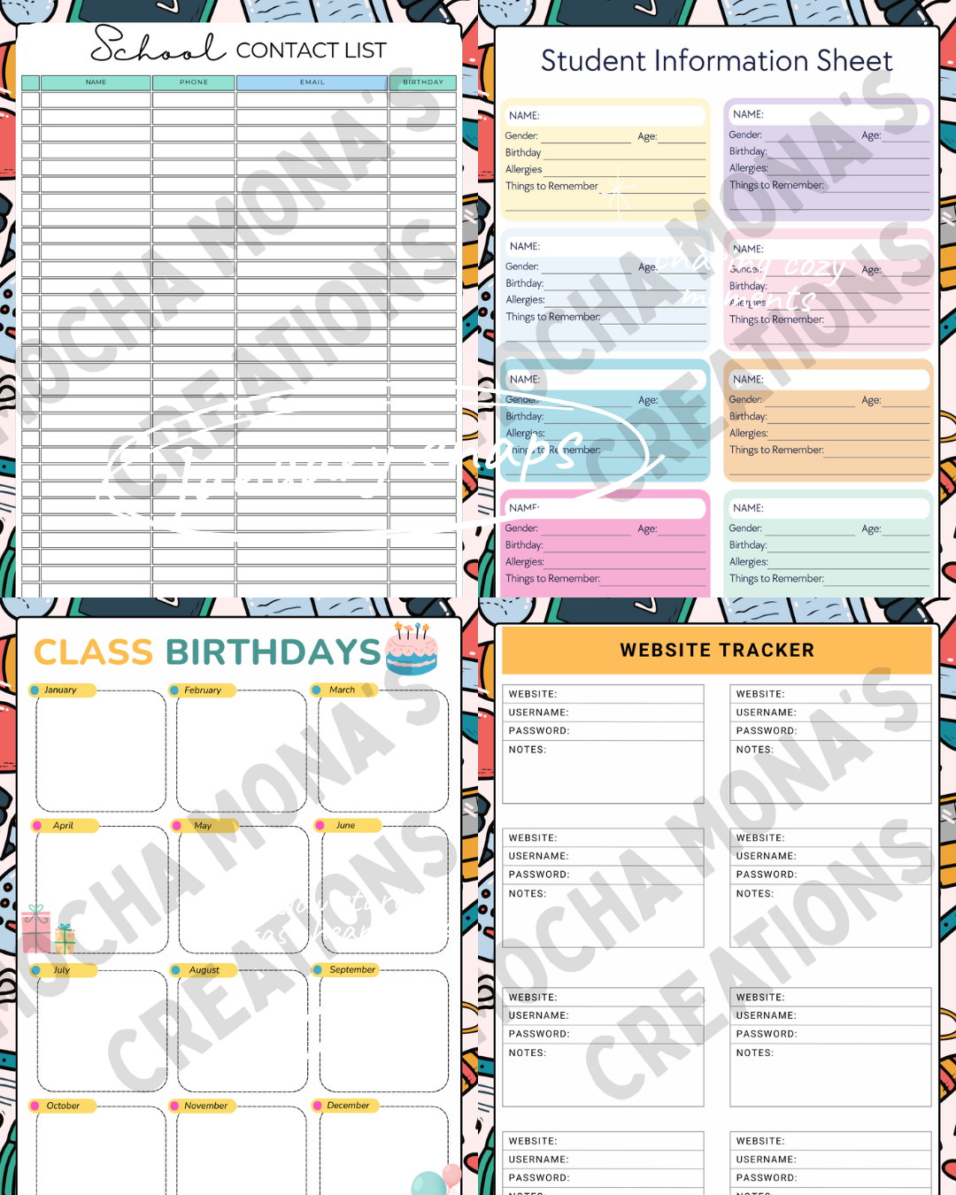 2025-2026 Teacher Planner School Year Weekly Planner with To Do Lists & Meeting Notes 400 Pages for Structured Time Management