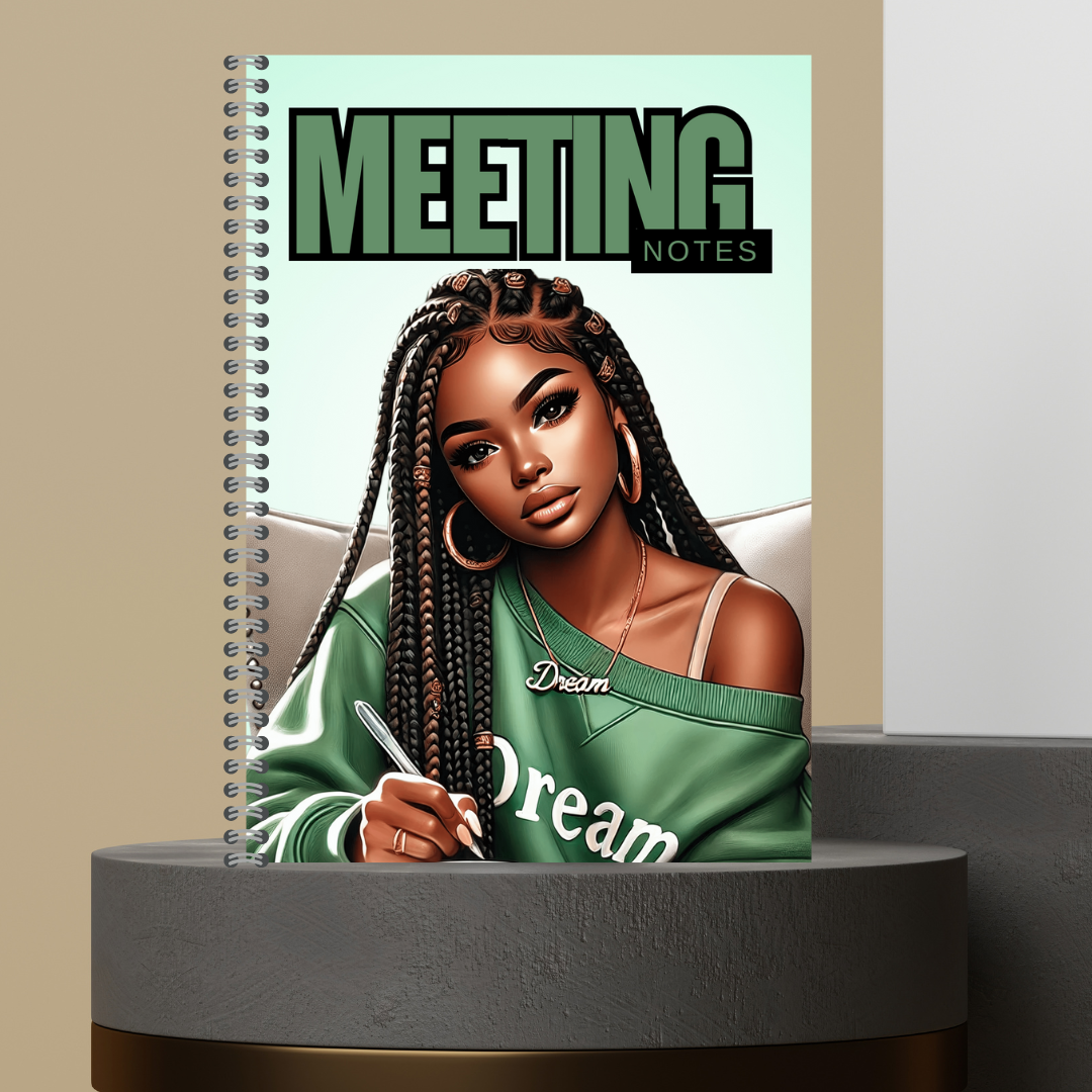 Made to Order Meeting Notes & To-Do/Tasks Journal - Customizable Writing Experience for Effective Planning and Organizing