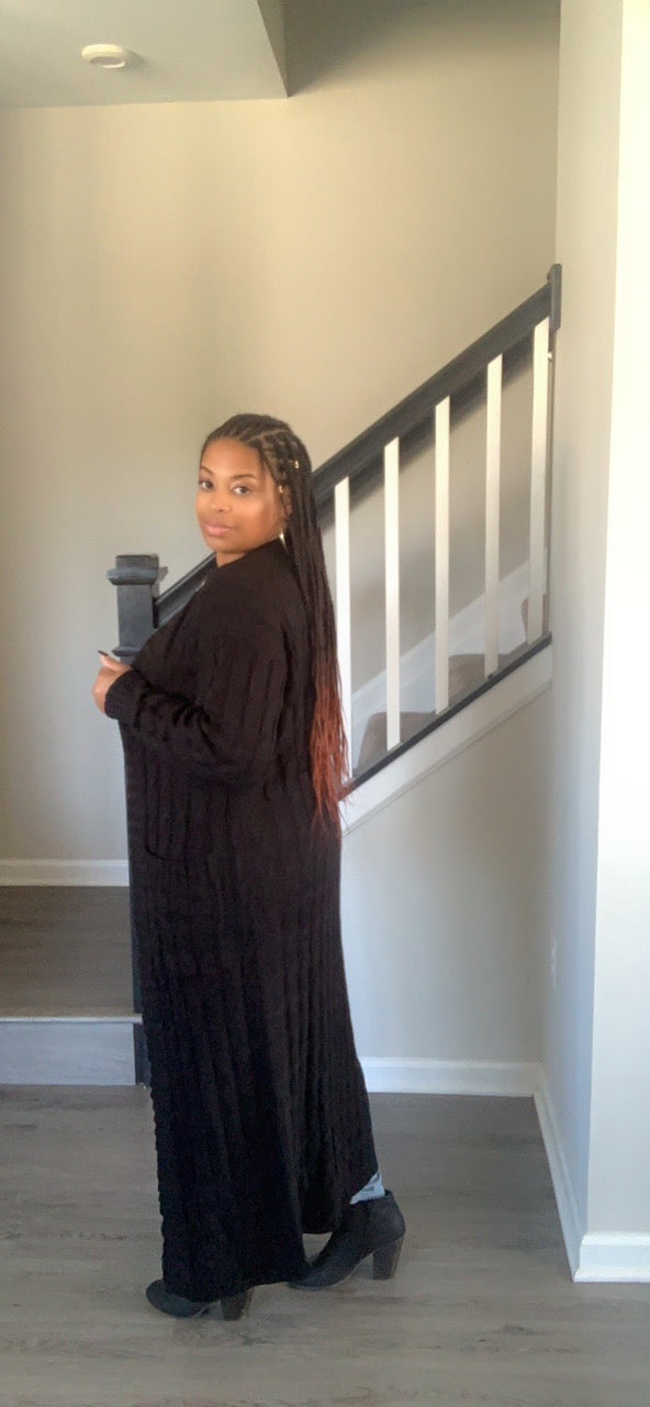 Mocha's Everyday Cardigan (Black)