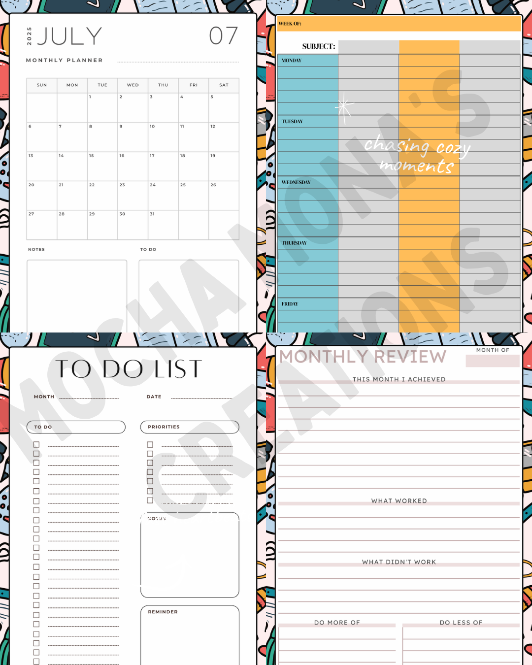 2025-2026 Teacher Planner School Year Weekly Planner with To Do Lists & Meeting Notes 400 Pages for Structured Time Management
