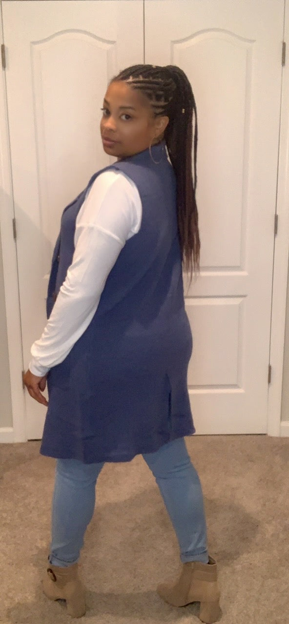 The Bailey Vest (Blue)