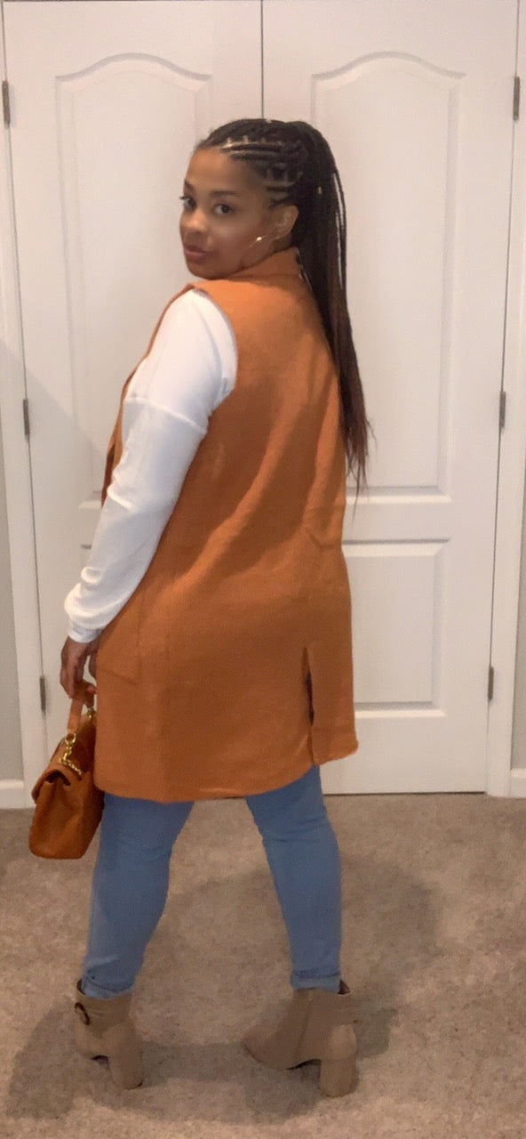 The Bailey Vest (Orange)