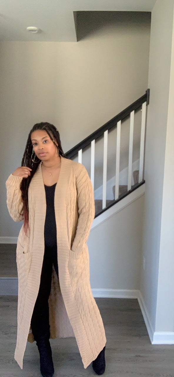 Mocha's Everyday Cardigan (Khaki)