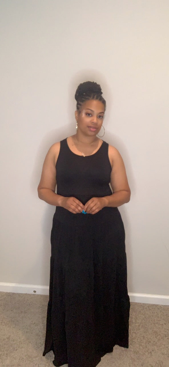 The Claire Maxi Dress (Black)