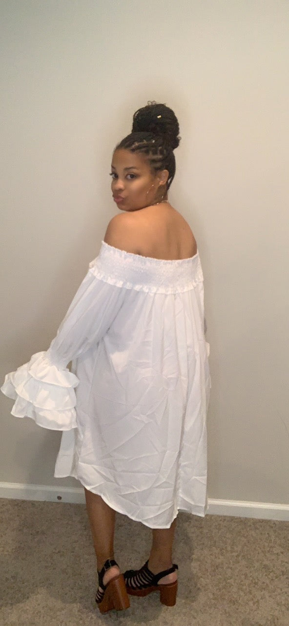 The Bella Doll Dress (White)