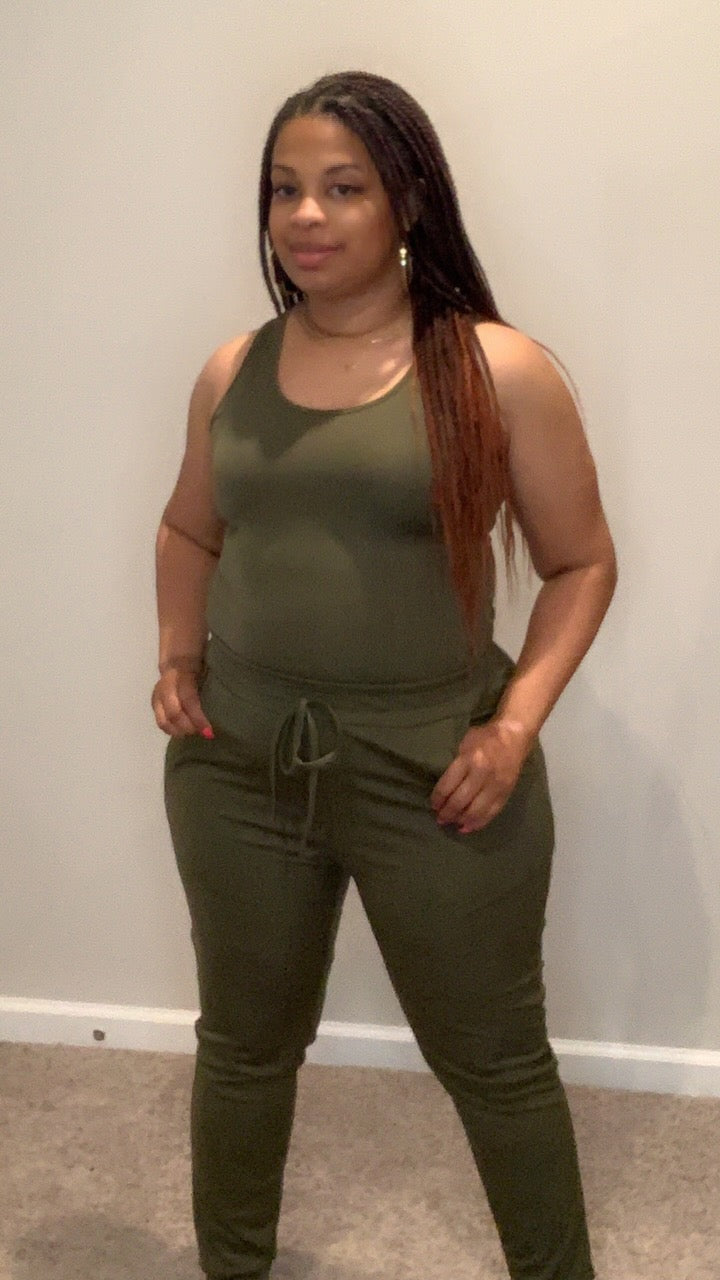 The Kyla Jogger Set (Olive)