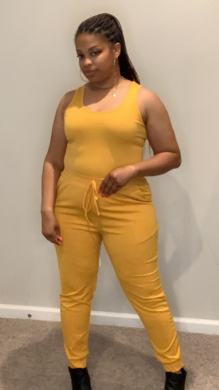 The Kyla Jogger Set (Mustard)