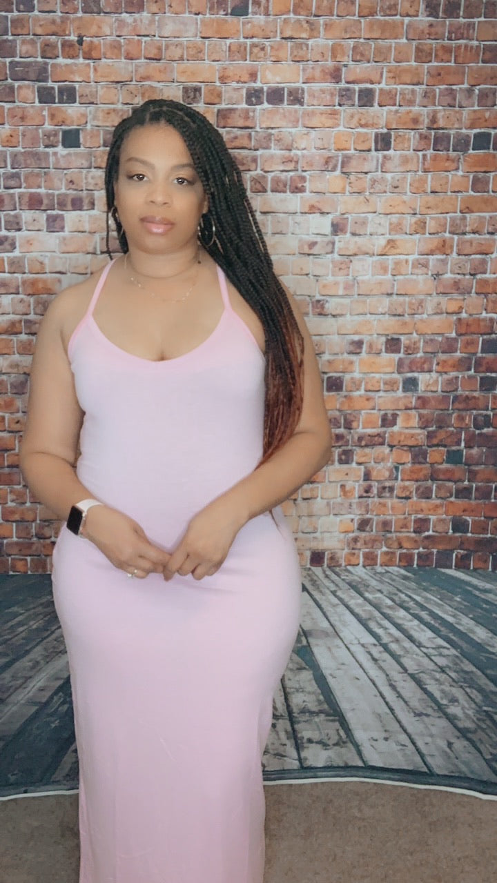 Rylee Maxi Dress (Pink)