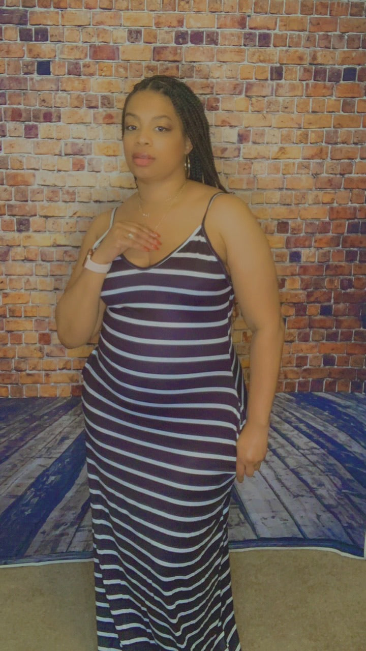The Nadia Maxi Dress (Black)