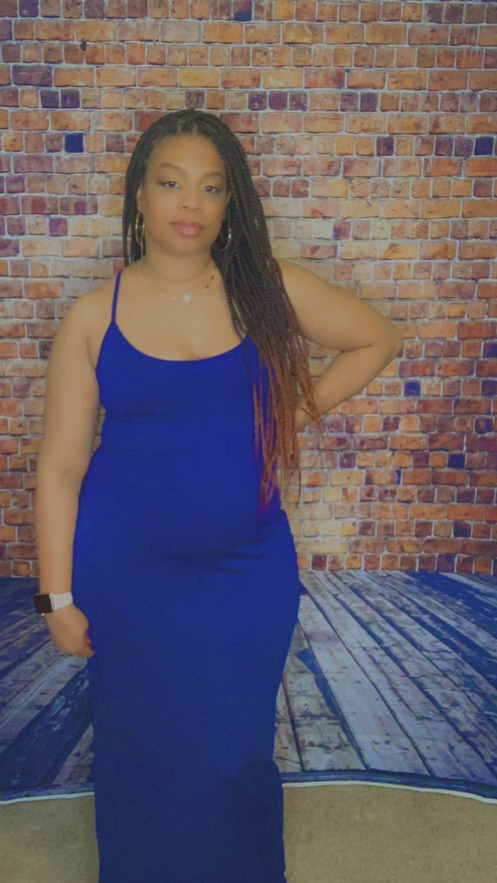 Rylee Maxi Dress (Blue)