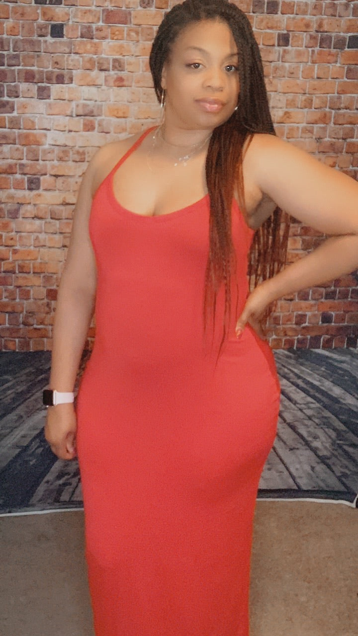 Rylee Maxi Dress (Red)