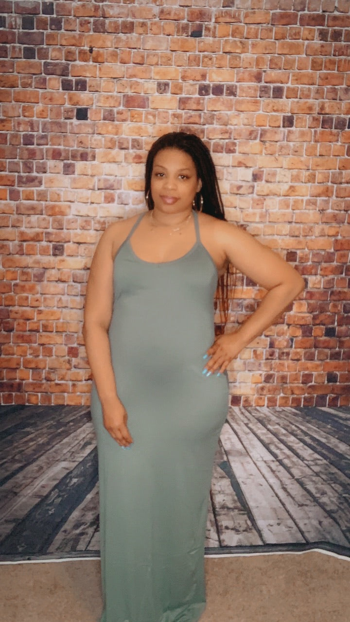 Rylee Maxi Dress (Green)