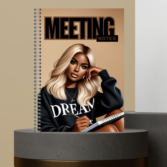 Made to Order Meeting Notes & To-Do/Tasks Journal - Customizable Writing Experience for Effective Planning and Organizing