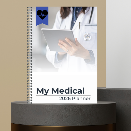 [Made to Order] My Medical 2026 Planner with Medication Tracker Blood Pressure Tracker Weekly Planner Doctor Notes for Health Management