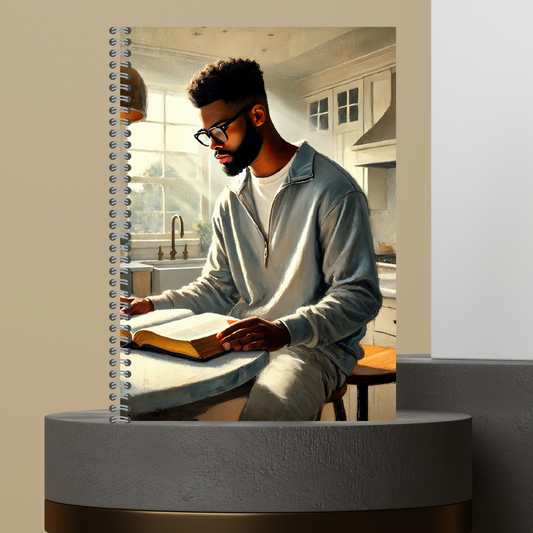 Men That Pray 2025 Journal - Matte Hard Cover with Lined Paper, 120 Pages, Spiral Binding, Perfect for Spiritual Practices & Prayer Reflections