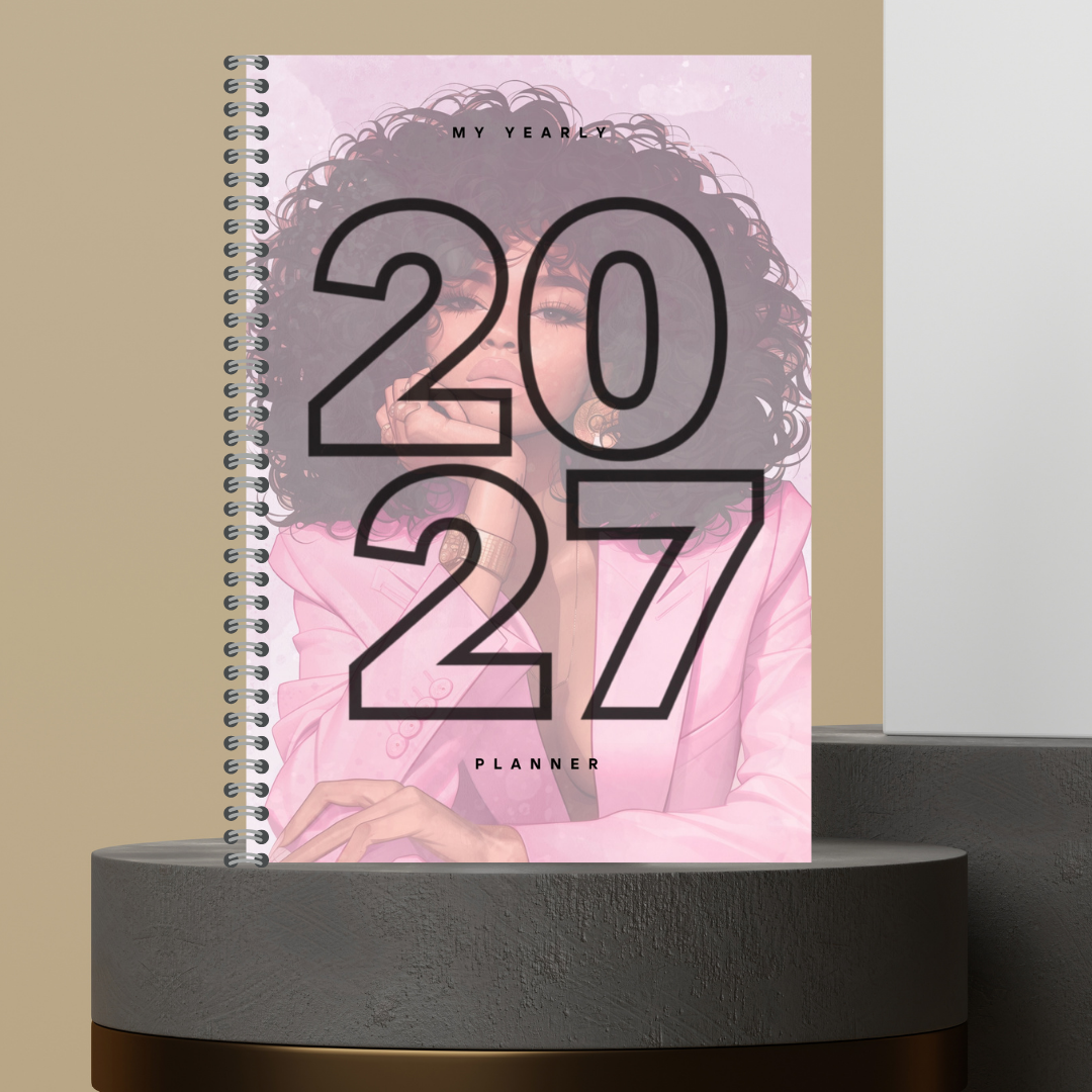 [Made to Order] My 2027 Yearly Planner | Weekly & Monthly Planner | Undated | Goal & Productivity Planner | Hardcover Wired Planner
