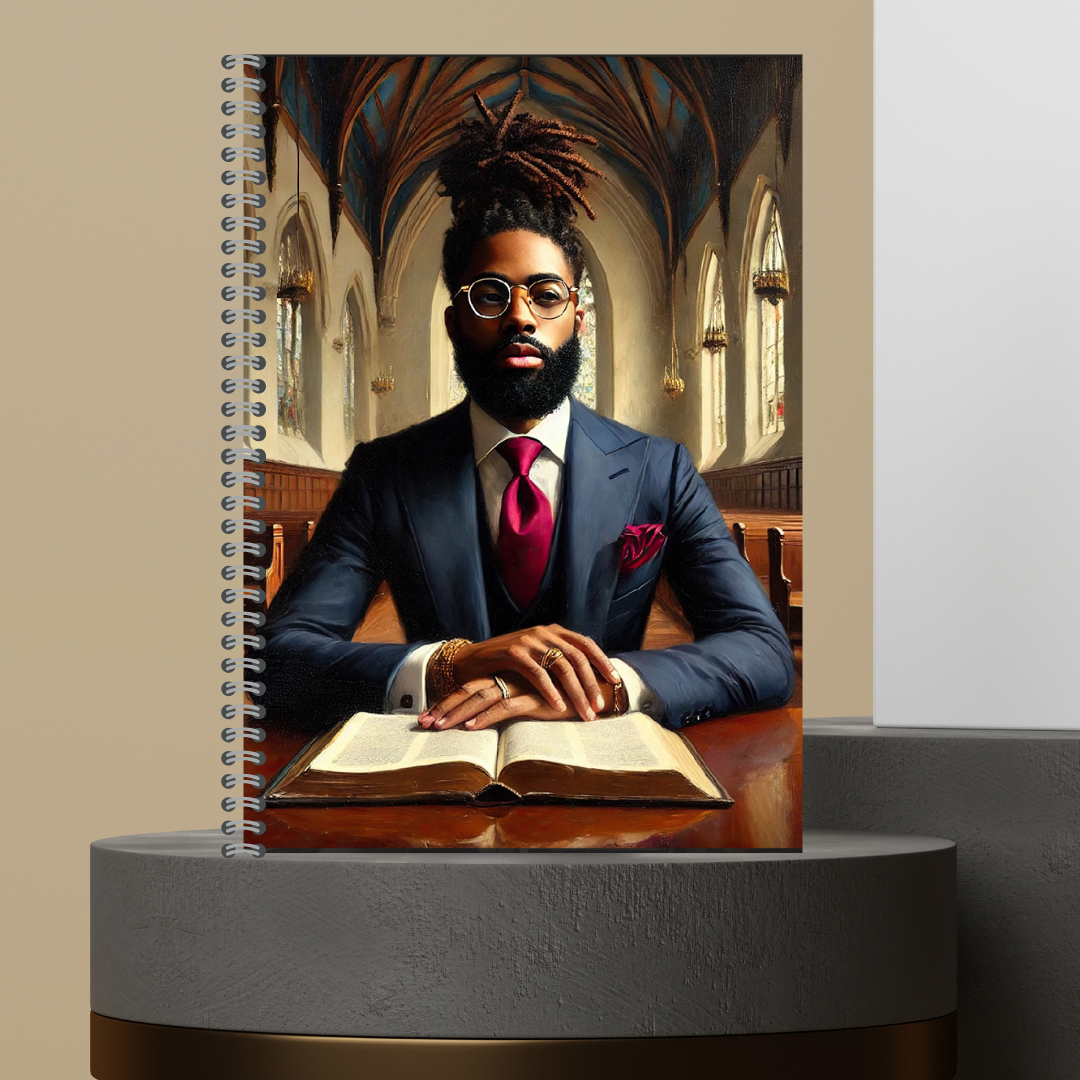 Men That Pray 2025 Journal - Matte Hard Cover with Lined Paper, 120 Pages, Spiral Binding, Perfect for Spiritual Practices & Prayer Reflections