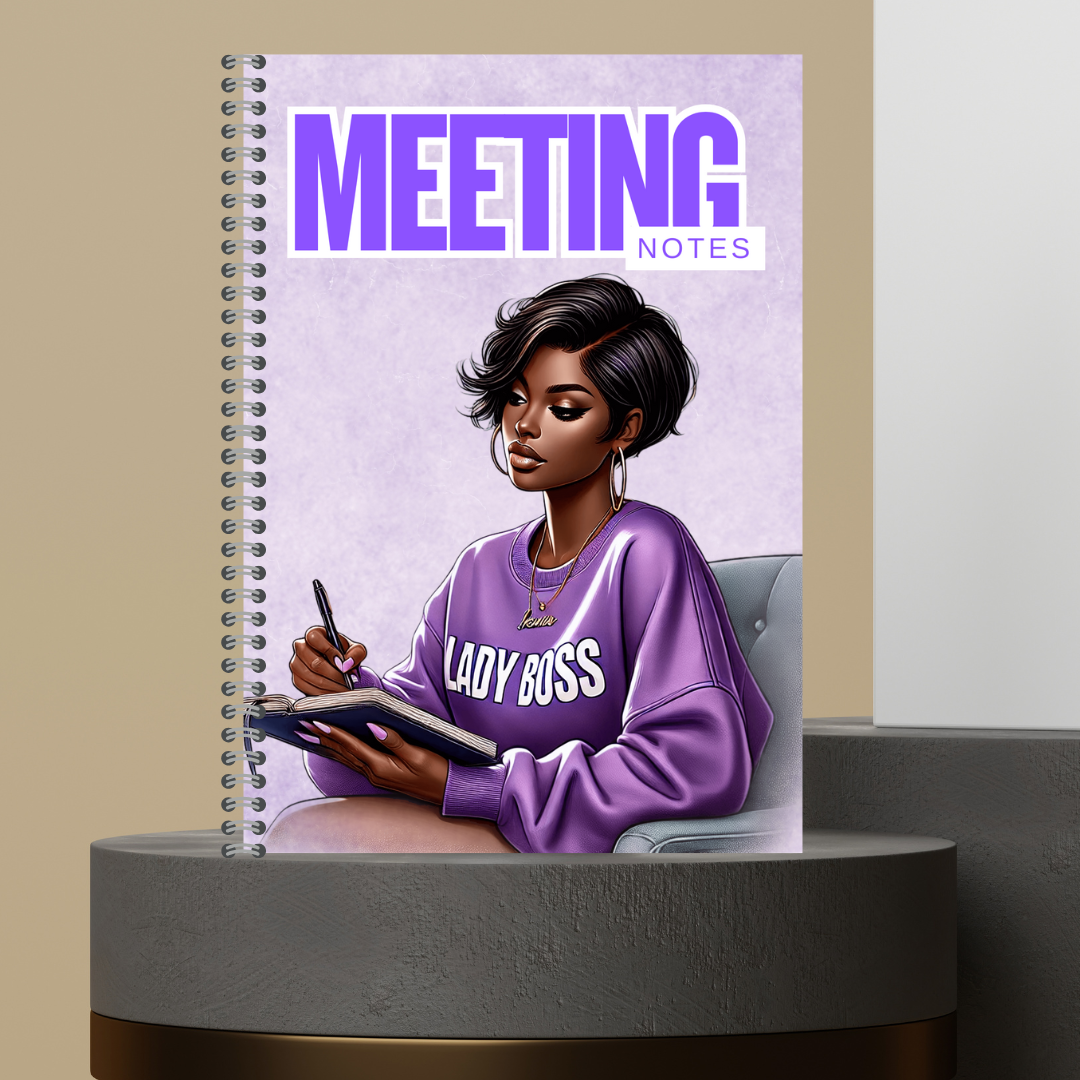 Made to Order Meeting Notes & To-Do/Tasks Journal - Customizable Writing Experience for Effective Planning and Organizing