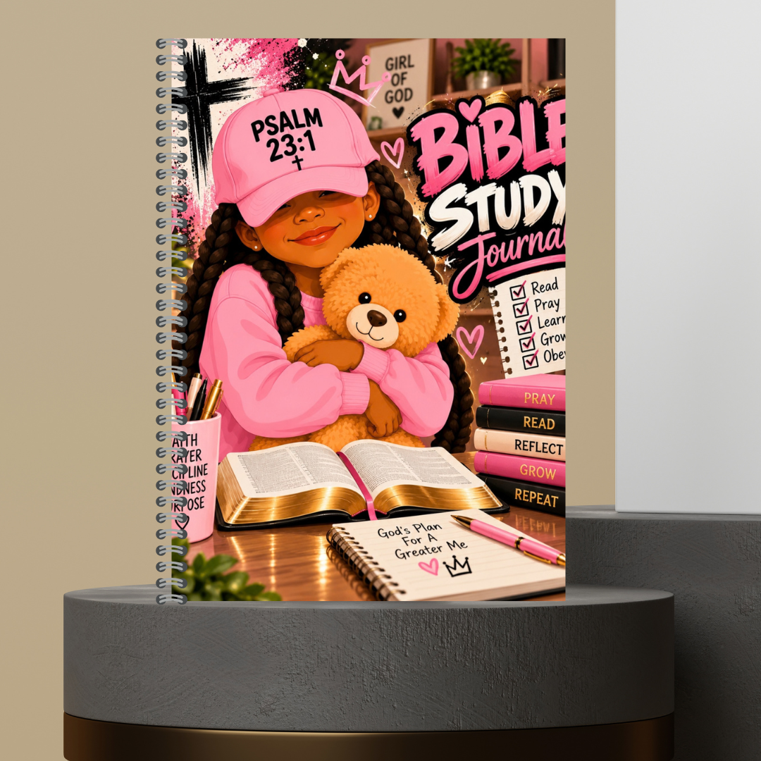 26F-2 Christian Kids Bible Study Notes Journal w/prompted insert