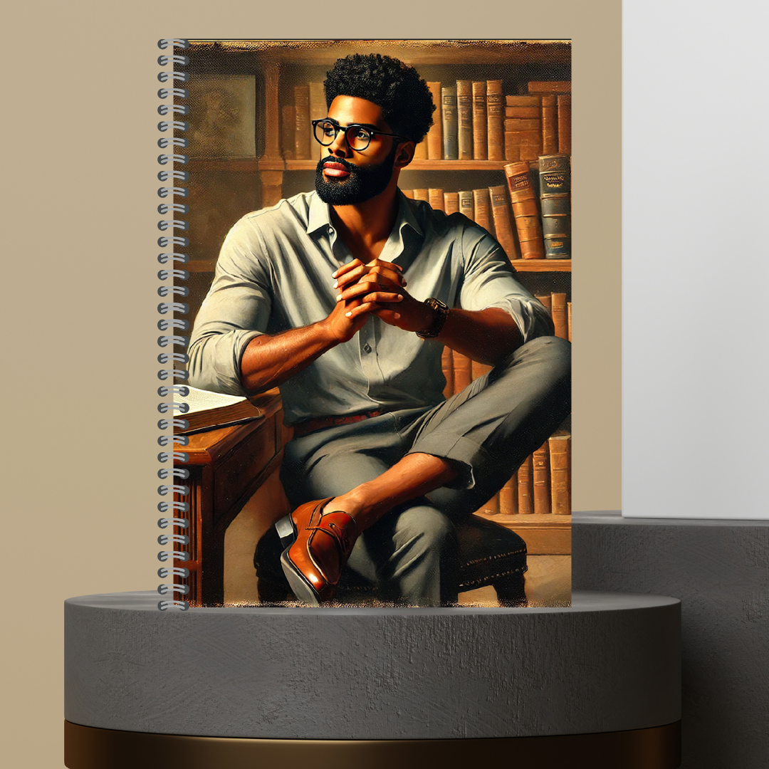 Men That Pray 2025 Journal - Matte Hard Cover with Lined Paper, 120 Pages, Spiral Binding, Perfect for Spiritual Practices & Prayer Reflections