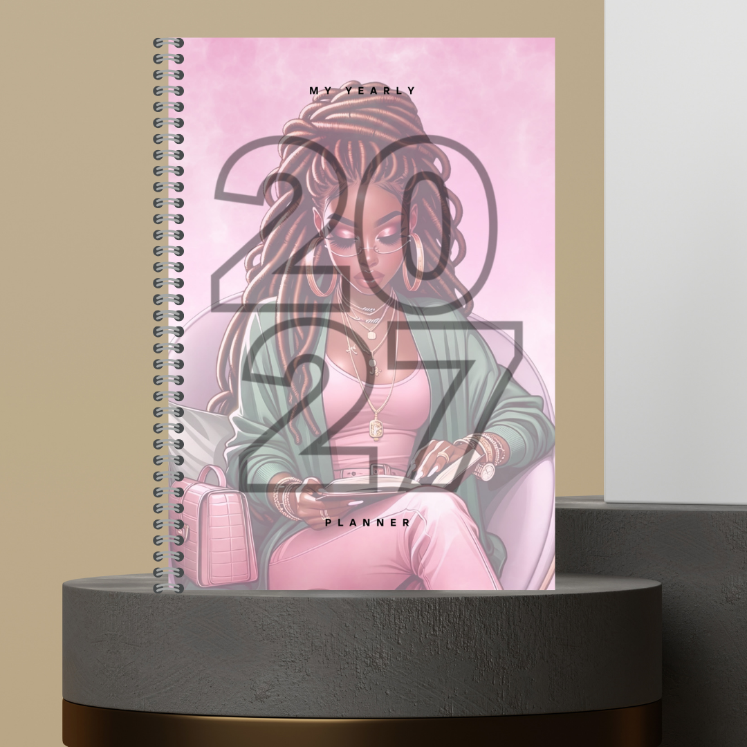 [Made to Order] My 2027 Yearly Planner | Weekly & Monthly Planner | Undated | Goal & Productivity Planner | Hardcover Wired Planner