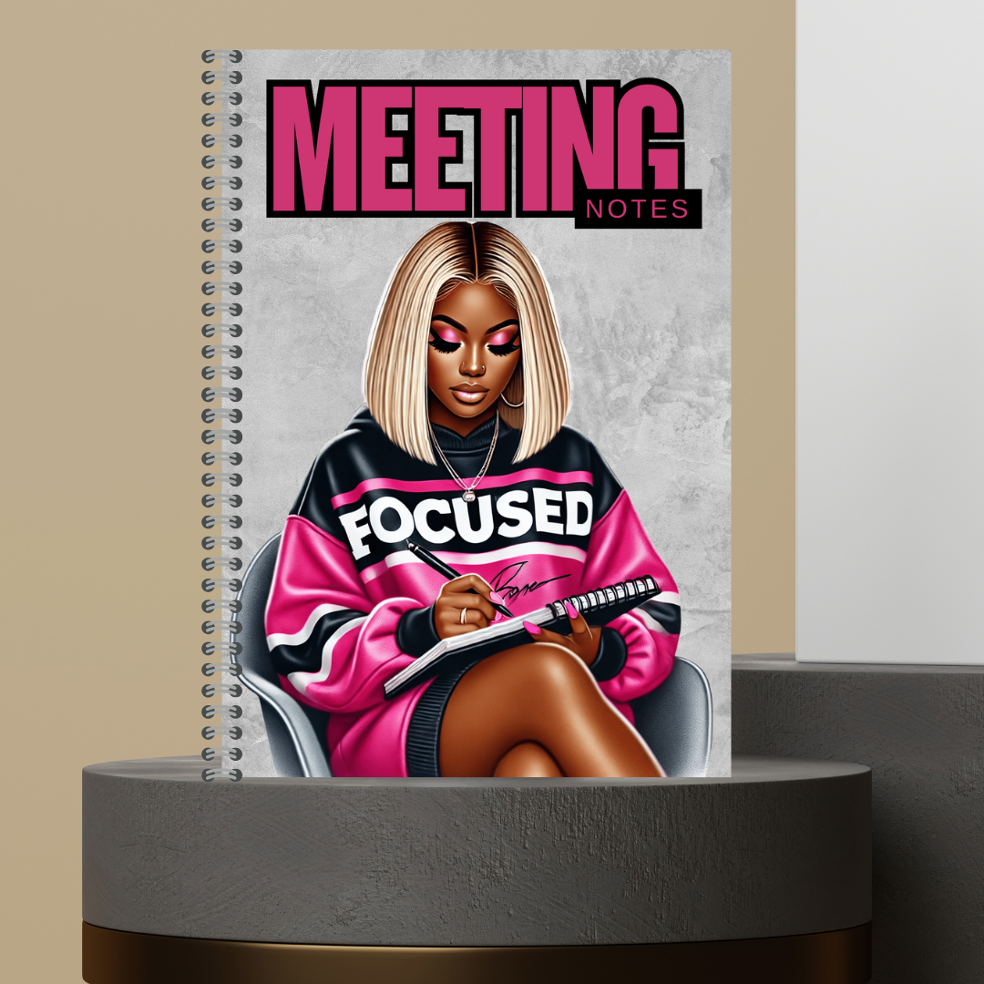 Made to Order Meeting Notes & To-Do/Tasks Journal - Customizable Writing Experience for Effective Planning and Organizing