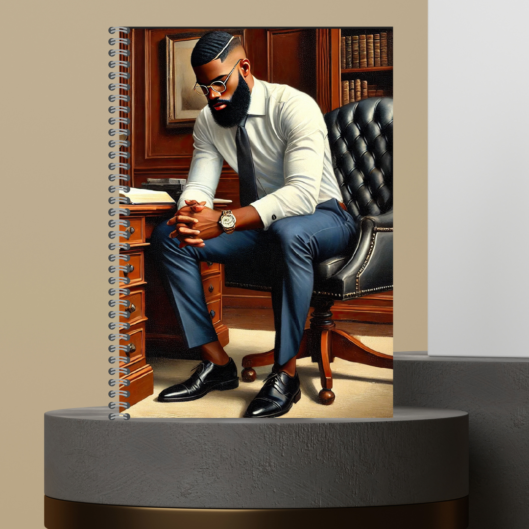 Men That Pray 2025 Journal - Matte Hard Cover with Lined Paper, 120 Pages, Spiral Binding, Perfect for Spiritual Practices & Prayer Reflections