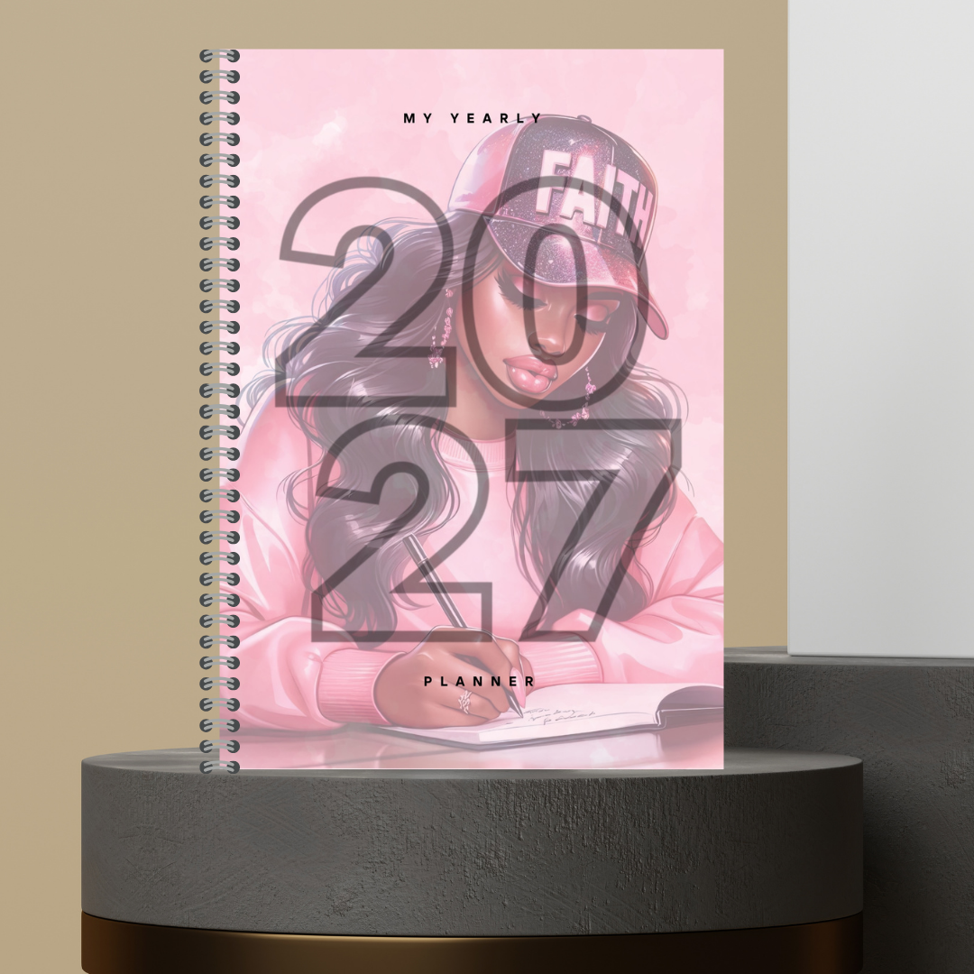 [Made to Order] My 2027 Yearly Planner | Weekly & Monthly Planner | Undated | Goal & Productivity Planner | Hardcover Wired Planner