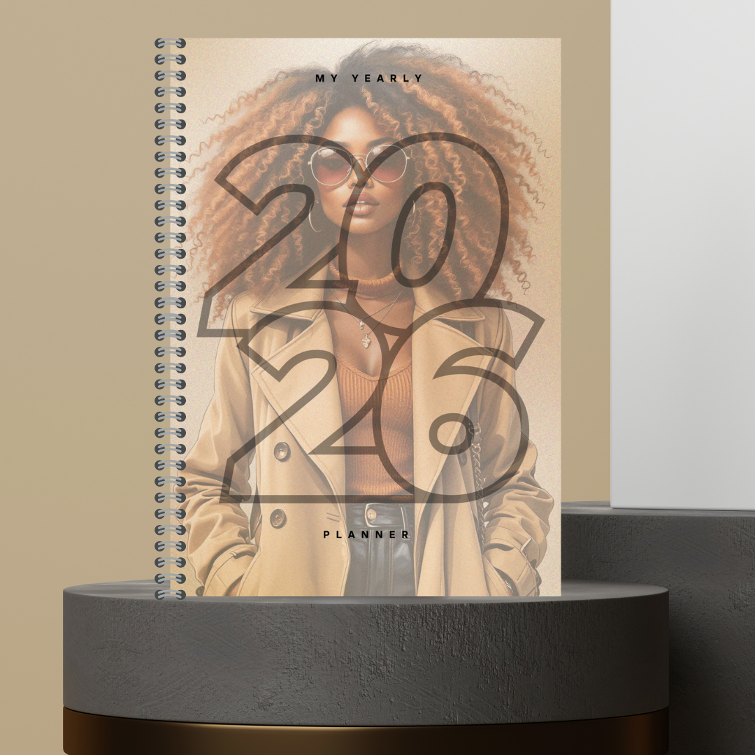 [Made to Order] 2026 Yearly Planner with Monthly Overview + Weekly Planner +Bill Tracker + Budget Planner and Notes Matte Finish Hard Cover