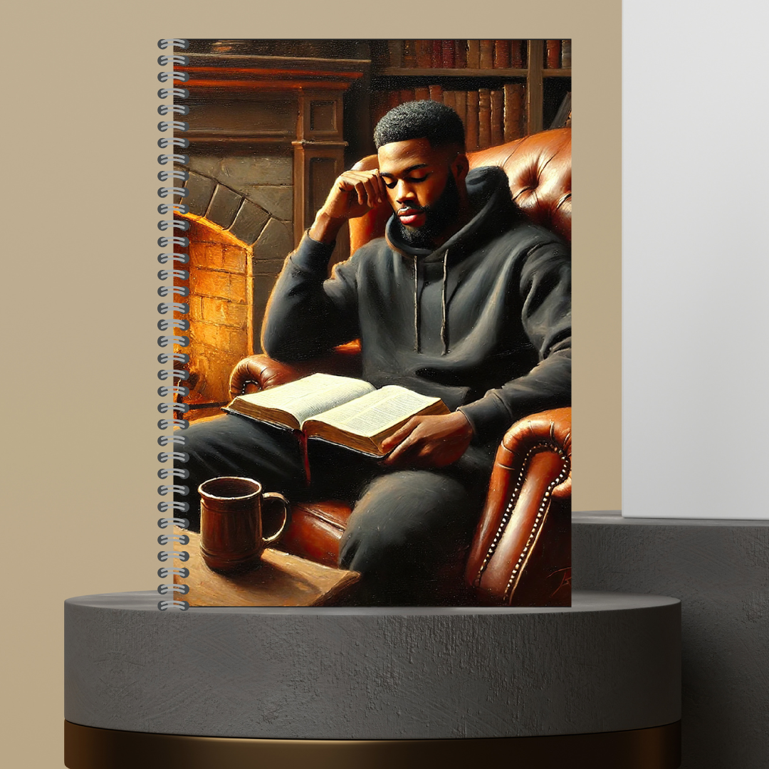 Men That Pray 2025 Journal - Matte Hard Cover with Lined Paper, 120 Pages, Spiral Binding, Perfect for Spiritual Practices & Prayer Reflections