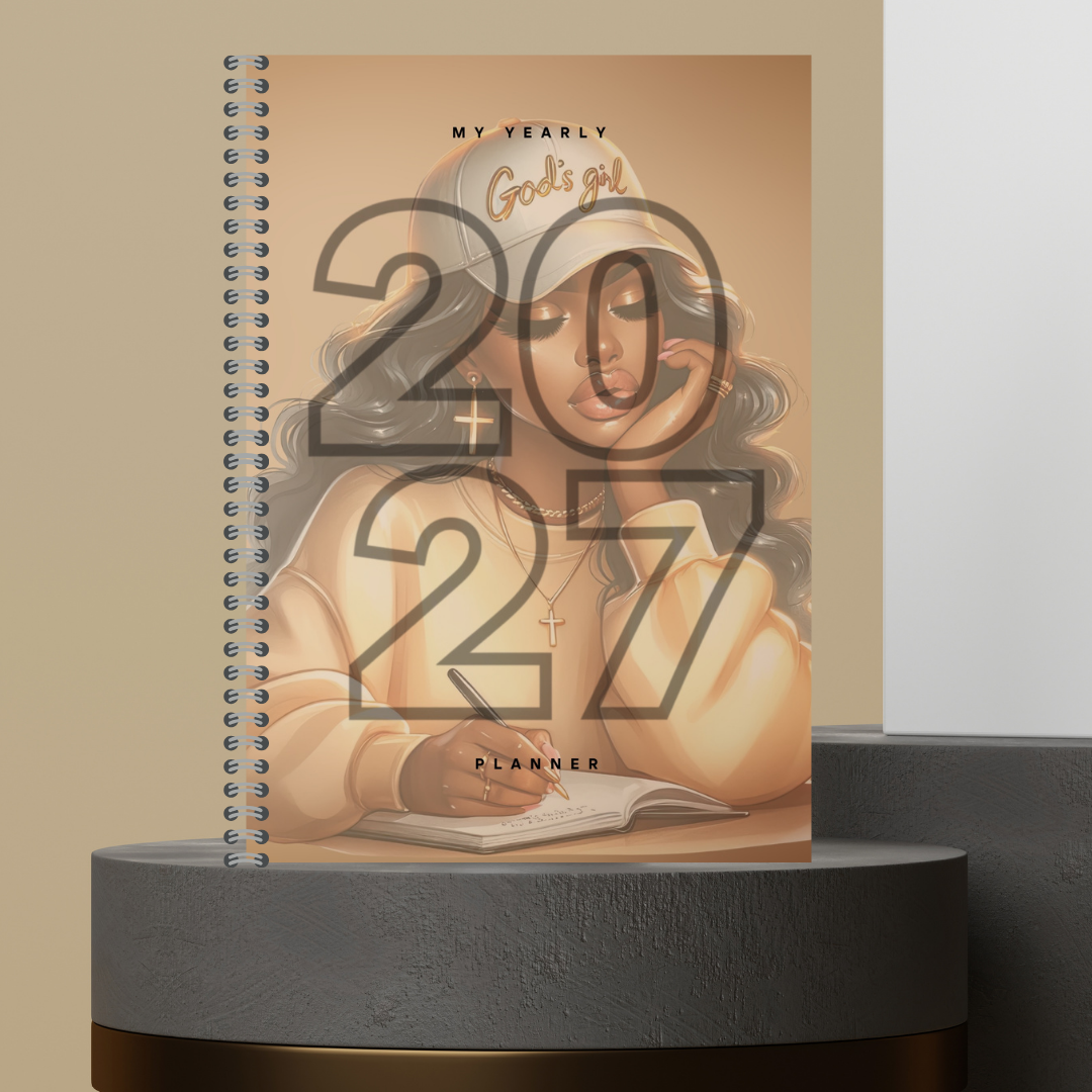 [Made to Order] My 2027 Yearly Planner | Weekly & Monthly Planner | Undated | Goal & Productivity Planner | Hardcover Wired Planner