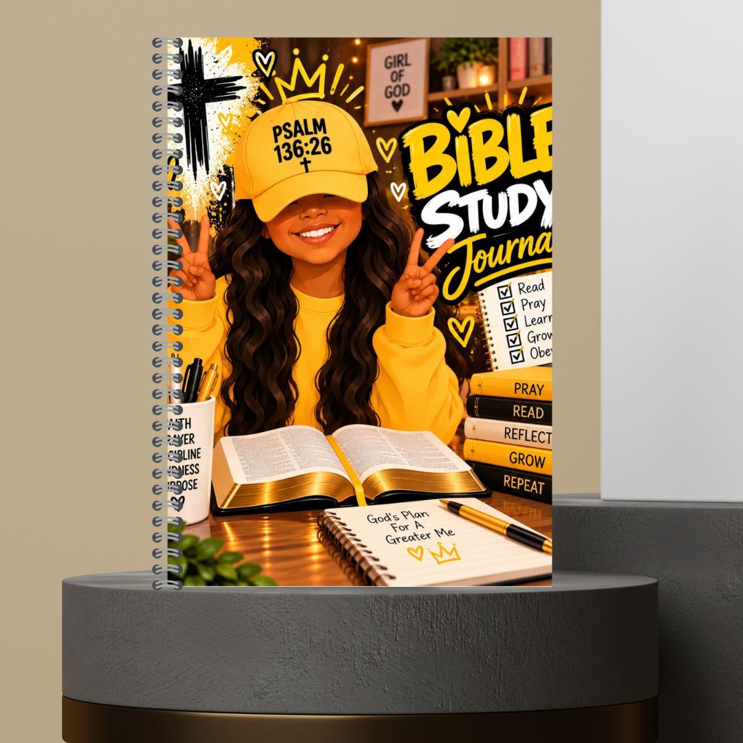 26F-2 Christian Kids Bible Study Notes Journal w/prompted insert