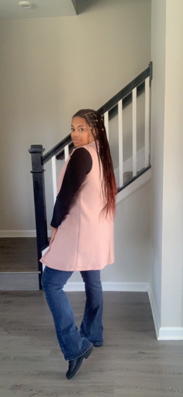 The Mimi Vest (Dark Pink)