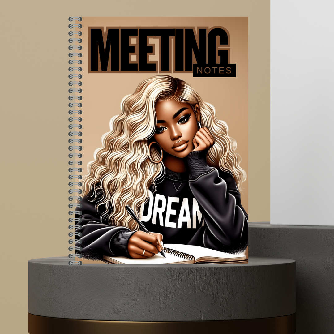 Made to Order Meeting Notes & To-Do/Tasks Journal - Customizable Writing Experience for Effective Planning and Organizing