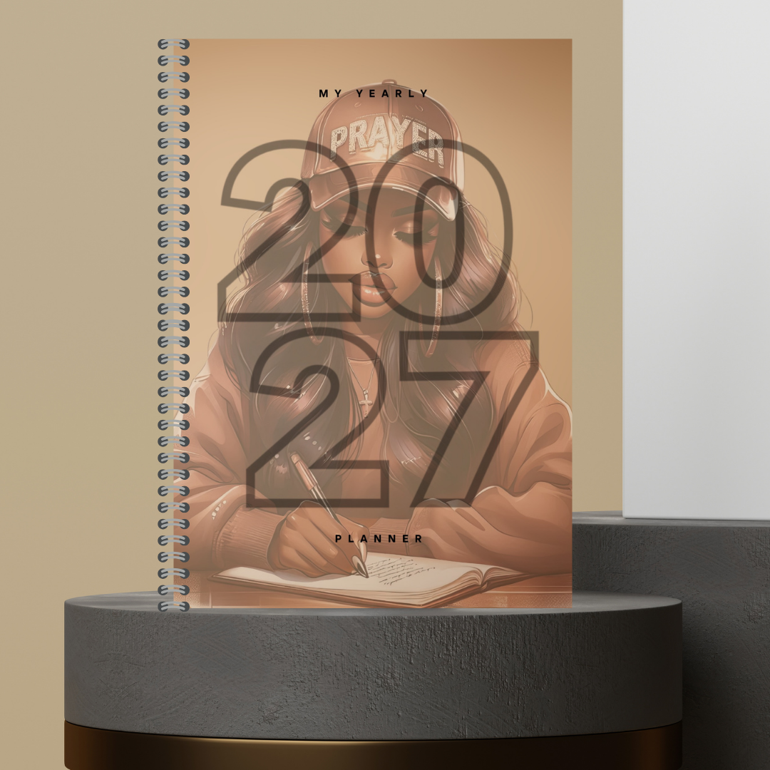 [Made to Order] My 2027 Yearly Planner | Weekly & Monthly Planner | Undated | Goal & Productivity Planner | Hardcover Wired Planner