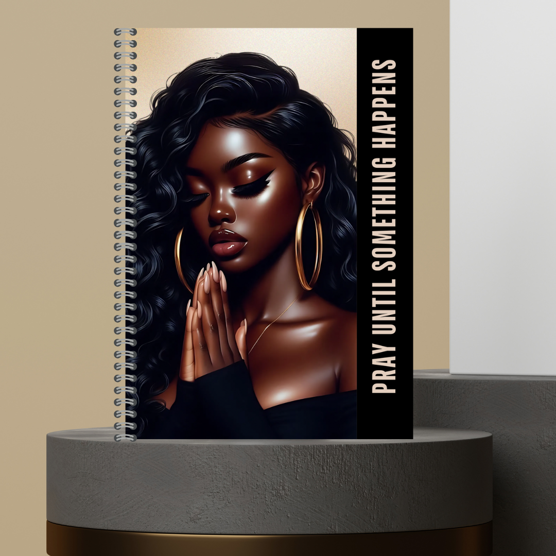 58. 2026 P.U.S.H. Pray Until Something Happens Prayer Journal Matte Hard Cover 120 Pages Spiral Bound Notepad for Spiritual Growth Encourages Consistent Prayer