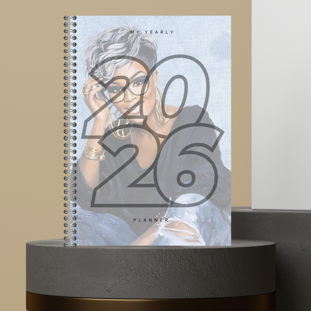 [Made to Order] 2026 Yearly Planner with Monthly Overview + Weekly Planner +Bill Tracker + Budget Planner and Notes Matte Finish Hard Cover