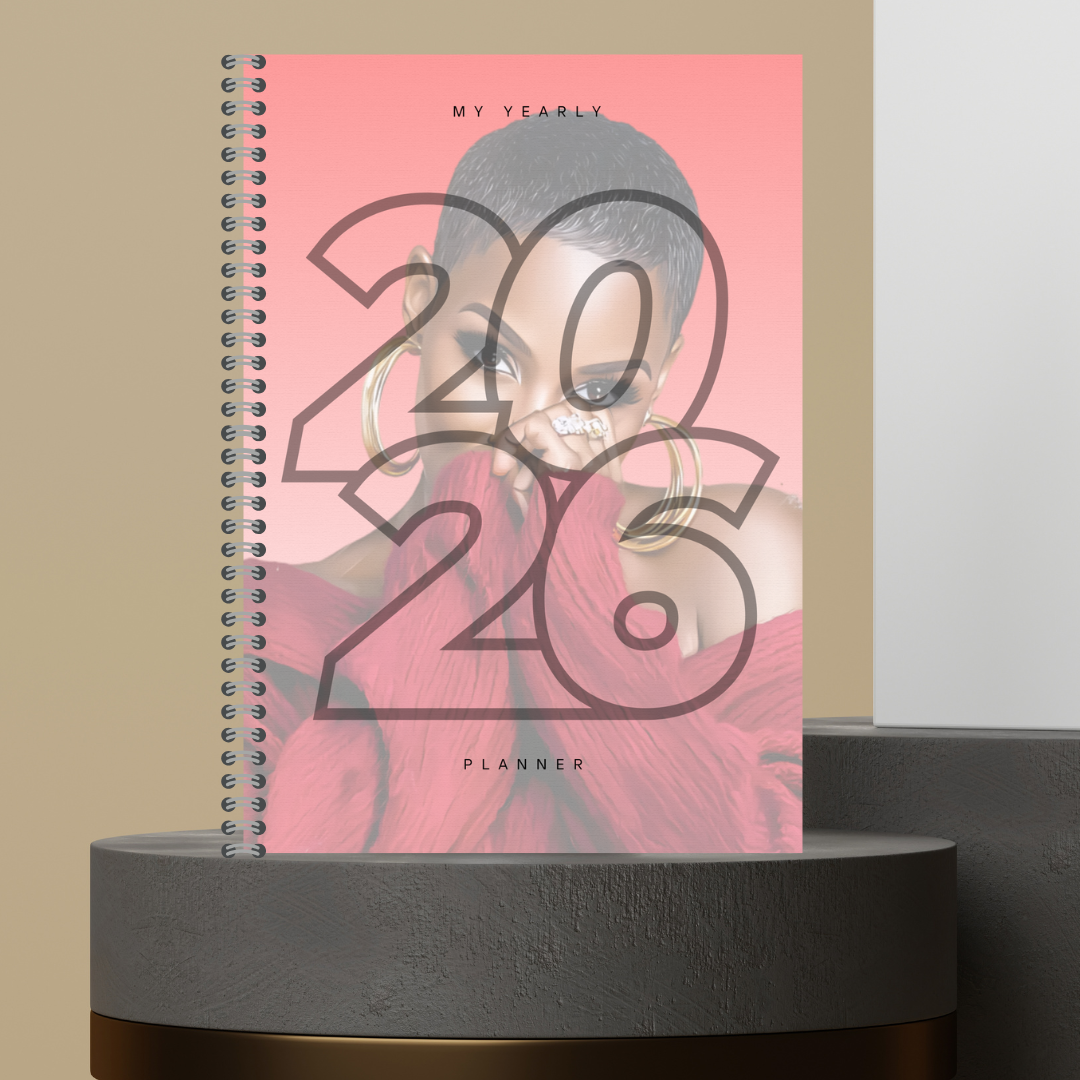 [Made to Order] 2026 Yearly Planner with Monthly Overview + Weekly Planner +Bill Tracker + Budget Planner and Notes Matte Finish Hard Cover