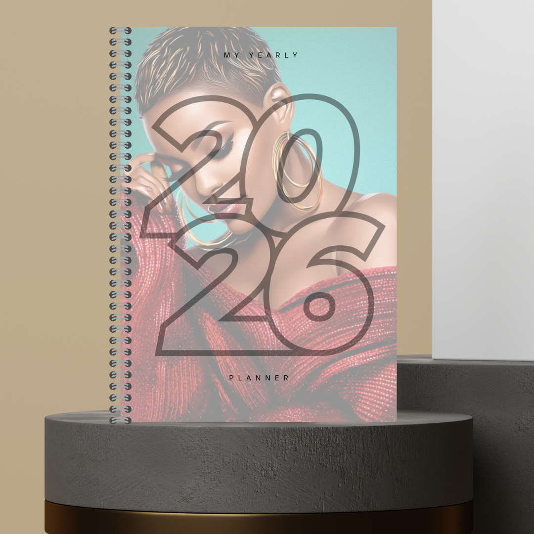 [Made to Order] 2026 Yearly Planner with Monthly Overview + Weekly Planner +Bill Tracker + Budget Planner and Notes Matte Finish Hard Cover