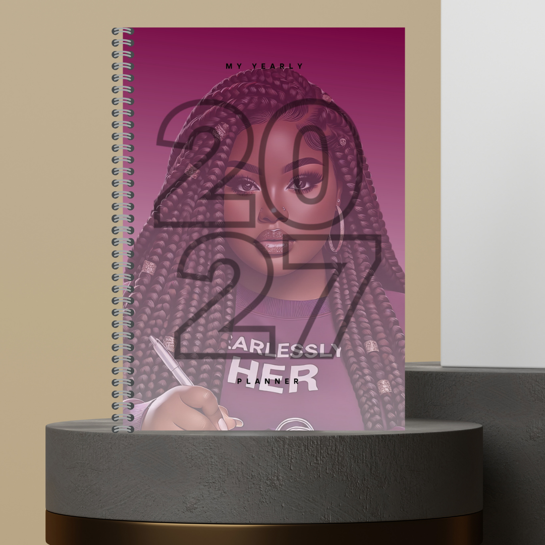 [Made to Order] My 2027 Yearly Planner | Weekly & Monthly Planner | Undated | Goal & Productivity Planner | Hardcover Wired Planner